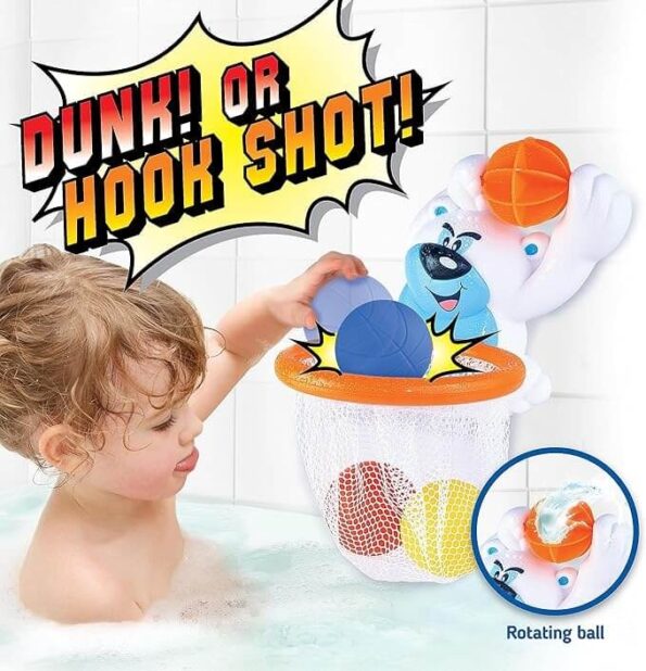 Bath Time Polar Bear Basketball Hoop Online Amazon