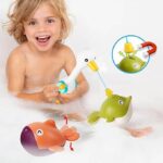 Bathtub Toy With Wind-up Swimming Fish