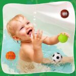 Bathtub Toys For Kid 1-3 4-8 Soft Sport Balls