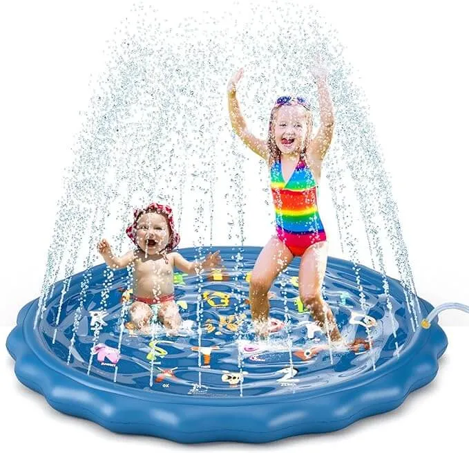 Best Splash Pad Sprinkler Play Outdoor Water | Uniquefinds