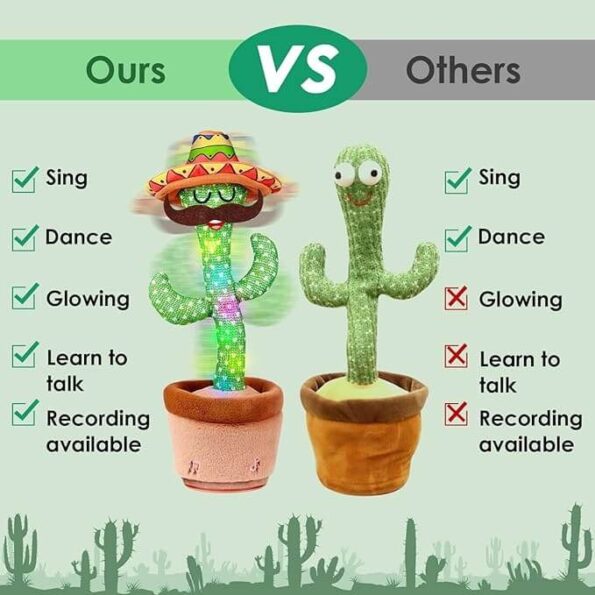 Dancing Cactus Toy Original RareWonderz