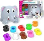 Elephant Color Shapes Teaching Toddler