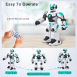 Gesture Sensing Rechargeable Programmable Robot