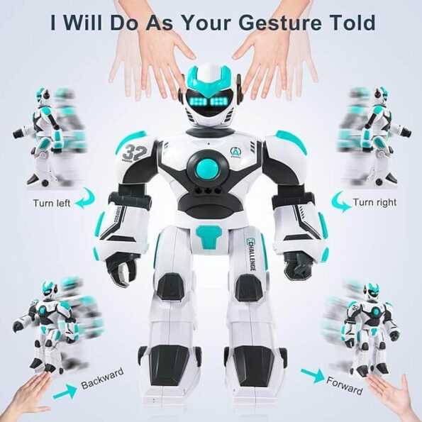 Gesture Sensing Rechargeable Programmable Robot Sale