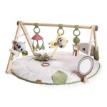 Mirror and detachable toys wall mount for toddlers