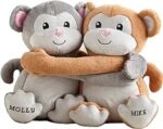 Personalized Hugging Plush Monkeys Amazon