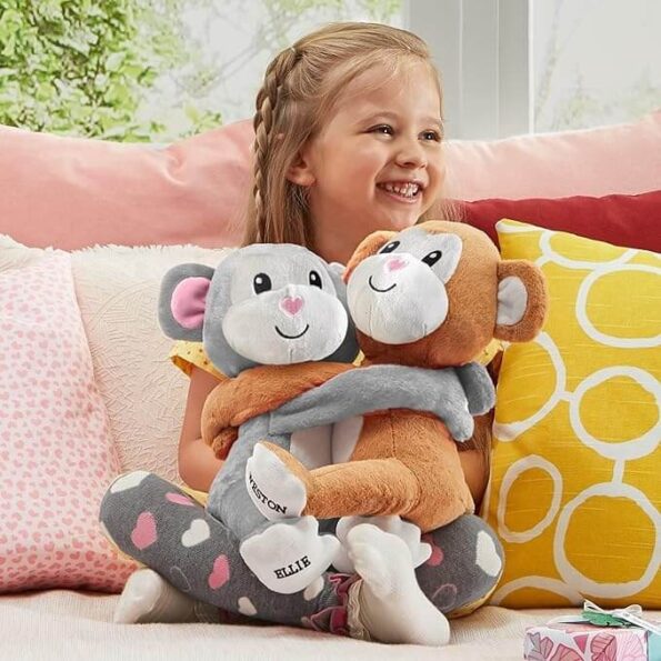 Personalized Hugging Plush Monkeys Amazon Sale