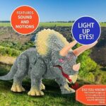 RC Triceratops LED Infrared Remote Control Toy