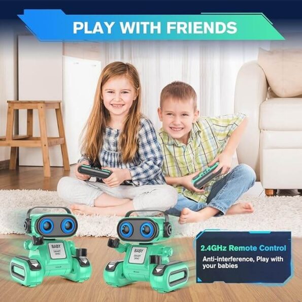 Remote Control Robot with Colorful LED Eyes RareWonderz