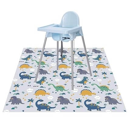 Silicone Mat for Under High Chair