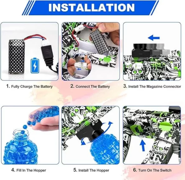 Splat Gun Toy Automatic For Outdoor Amazon