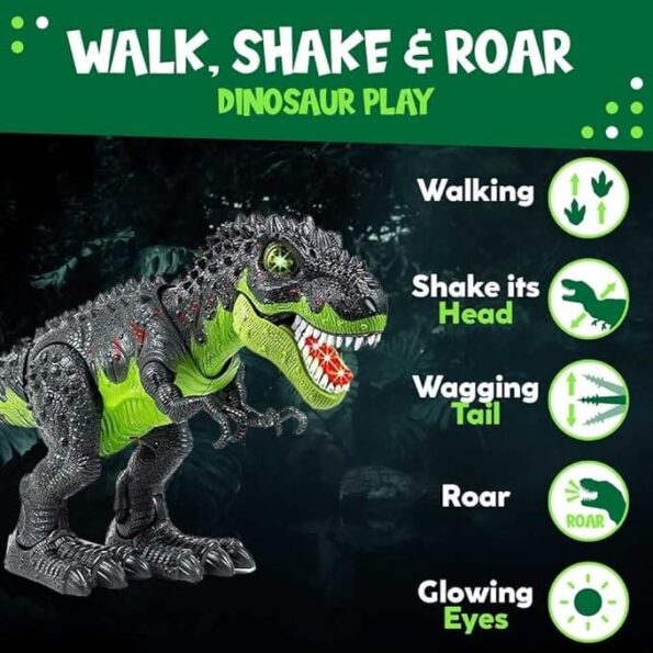 Tyrannosaurus T-Rex Walking Dinosaur Kids Toy RareWonderz