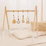 Wooden Baby Gym Hanging Toys