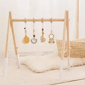 Wooden Baby Gym Hanging Toys