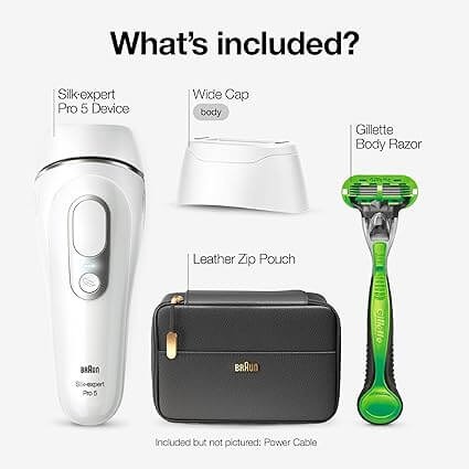 IPL Long Lasting Laser Hair Removal With Gillette Razor