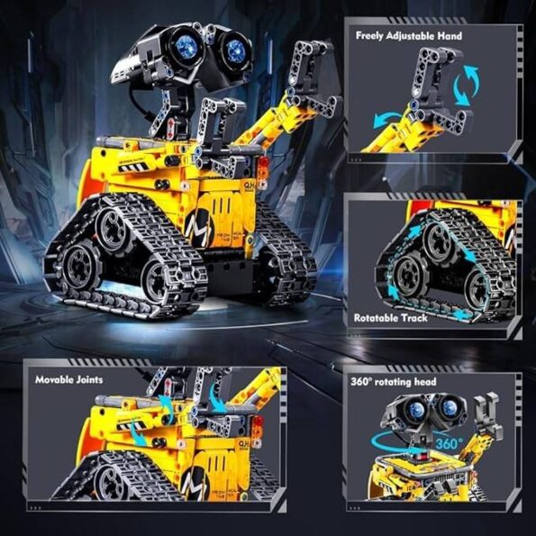 Remote Control Robotics Kit 3-in-1 Wall Robot RareWonderz